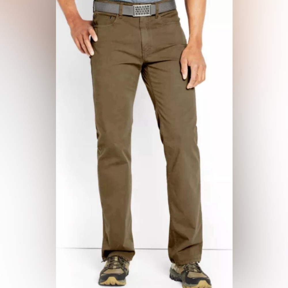 🔥 BNWT ORVIS 5-Pocket Stretch Twill Pants 32X32🔥 FEILD KHAKI